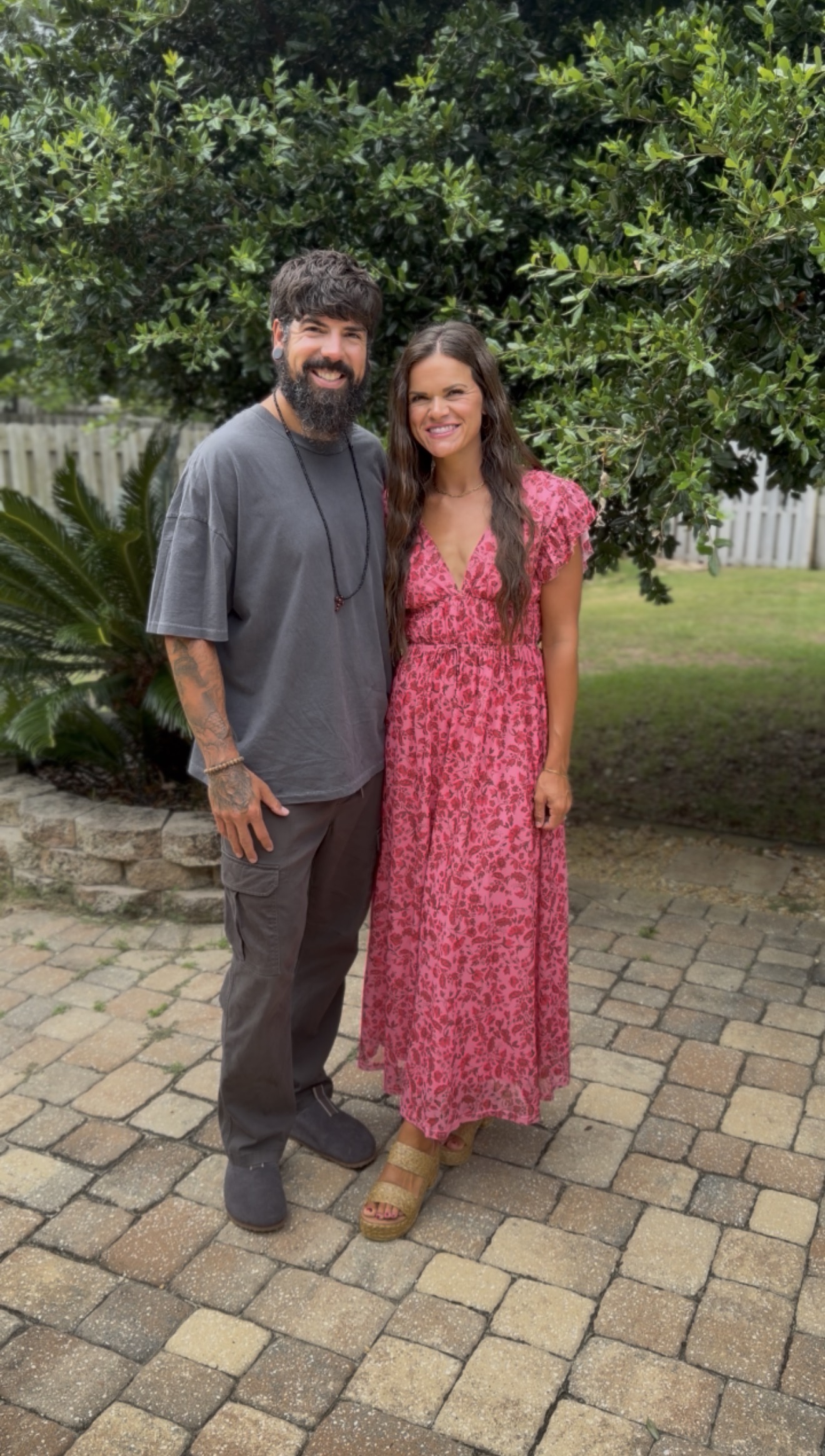 Stuart Miller with his wife, Savannah